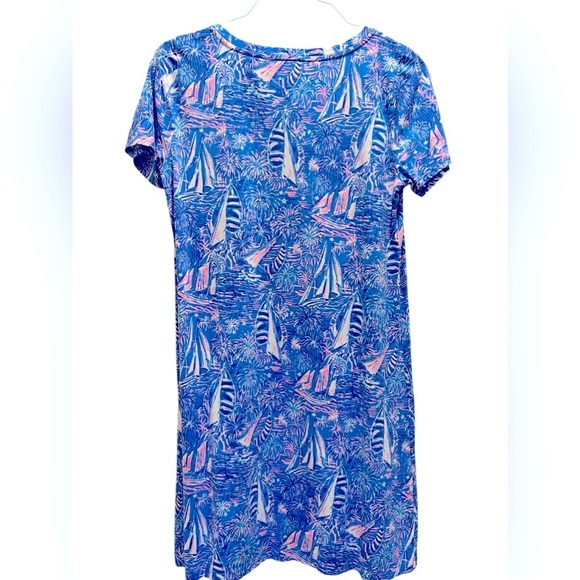 Lilly Pulitzer Cody t shirt dress, it’s a sailabration print, medium, worn once. - Picture 2 of 4